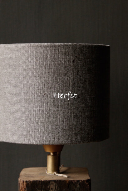 Lampen Kapjes in de kleur Herfst met Champagne binnen kant