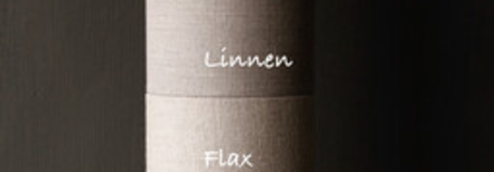 Linen Cylinder lampshades color linen with white inside