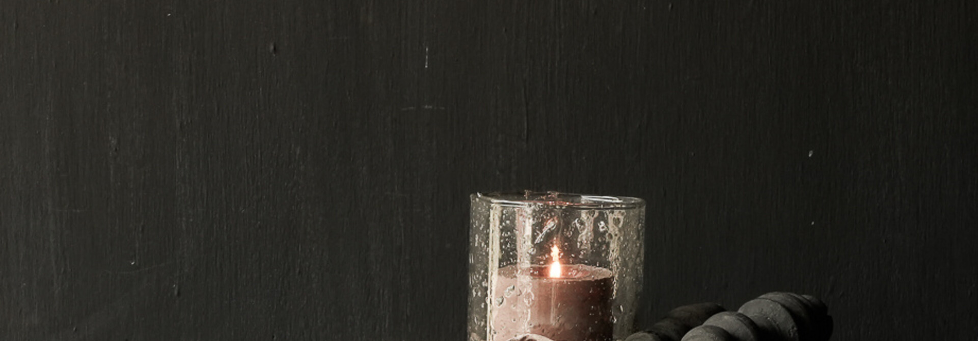 Oud Authentiek Stoer Houten Vijzel met handvat