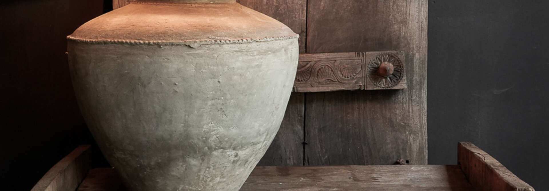 Kruik lamp van oude Authentieke Waterpot