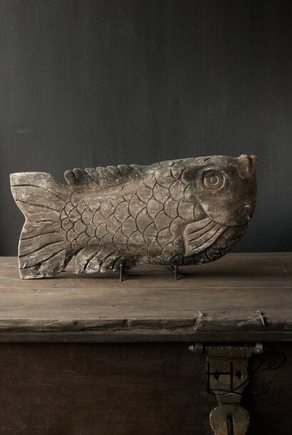 Unique handmade wooden fish