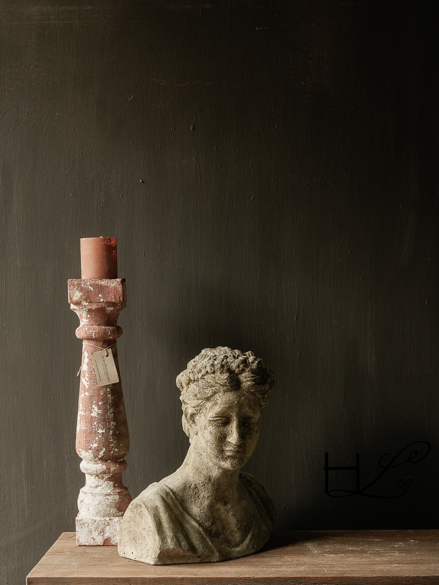 Weathered female bust-4