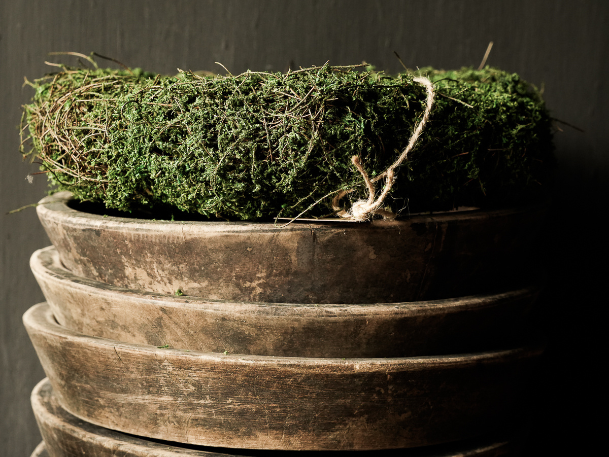 Rond houten bord uit een stuk gesneden-4