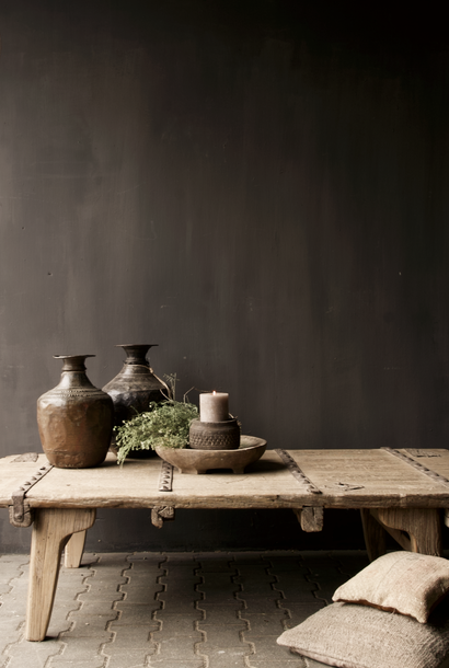 Wooden coffee table old door India