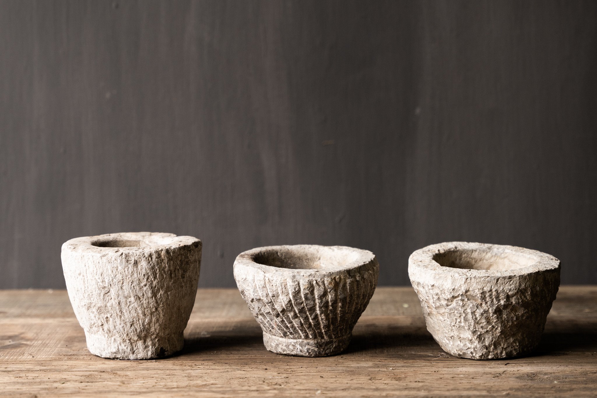 Small natural stone mortar India-6