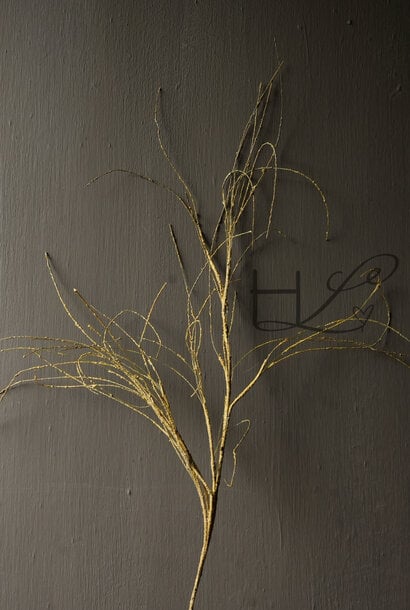 Fine artificial twig green/brown 80cm