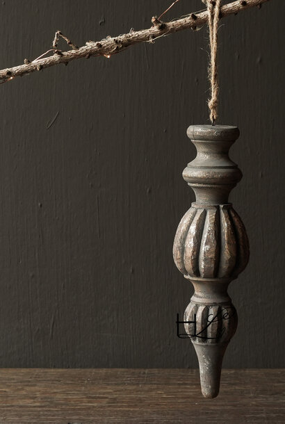 Holzornament / Spule