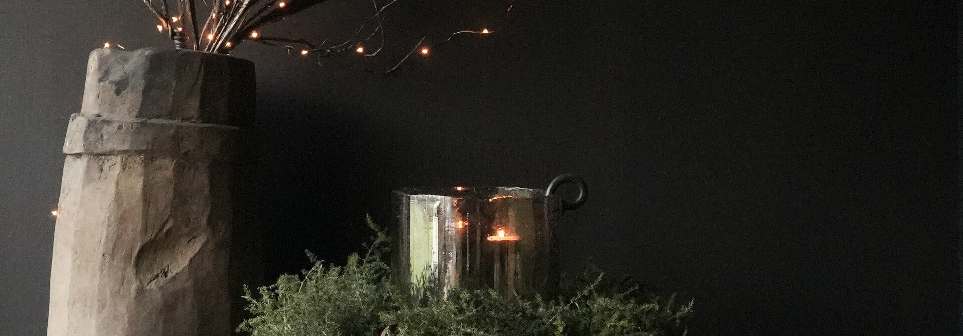 Oud houten nepalese kruik