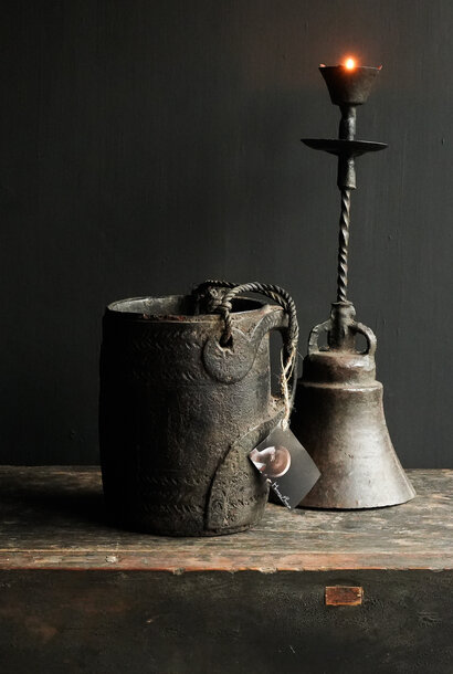 Unique Antique wooden Mug / Milk Jug