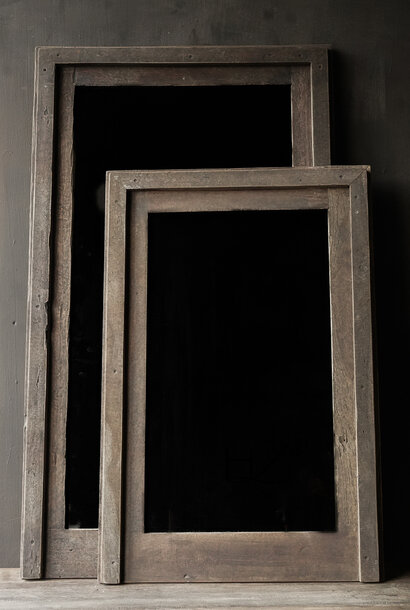 Old wooden mirror