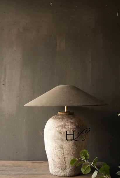 Jug lamp made from old Rice Wine jug