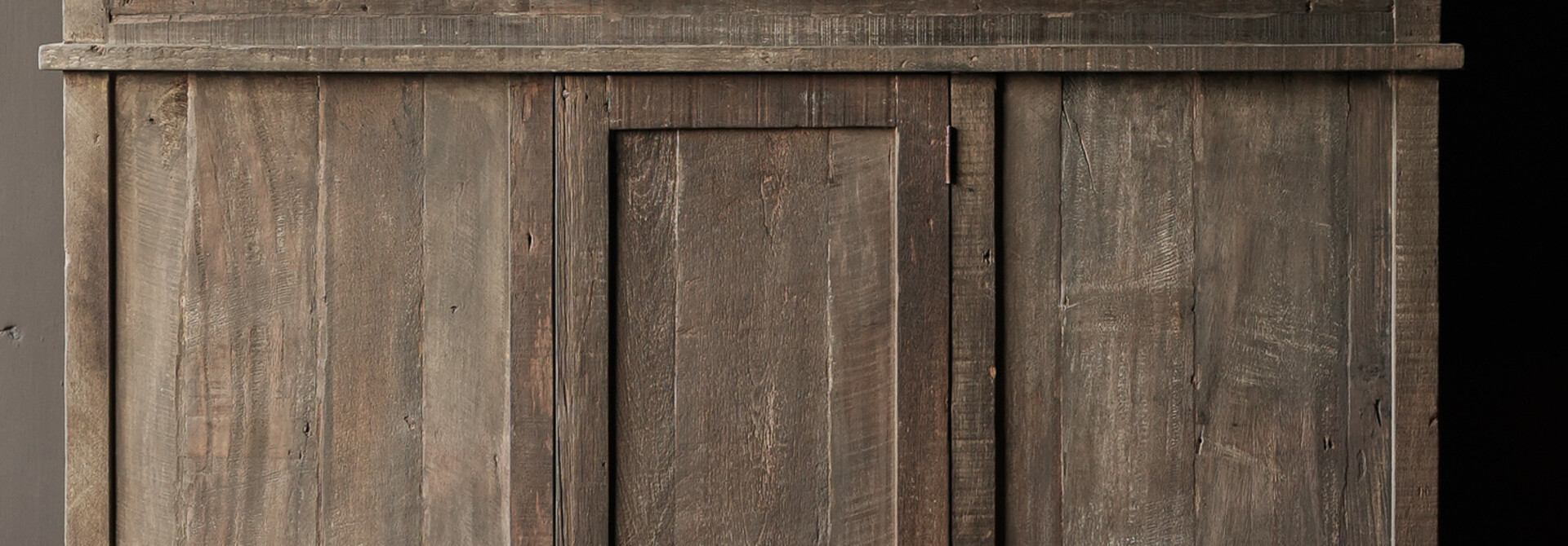 Beautiful, cool, rural old wooden cupboard