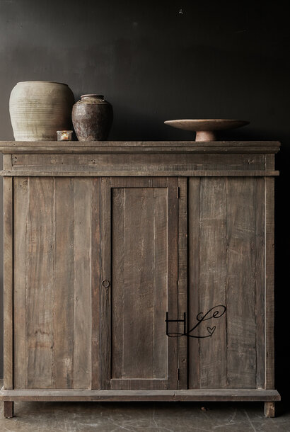 Beautiful, cool, rural old wooden cupboard