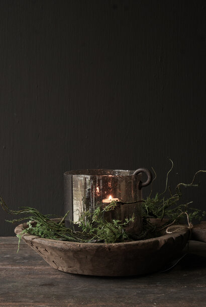 Beautiful whimsical art Wooden branch with moss