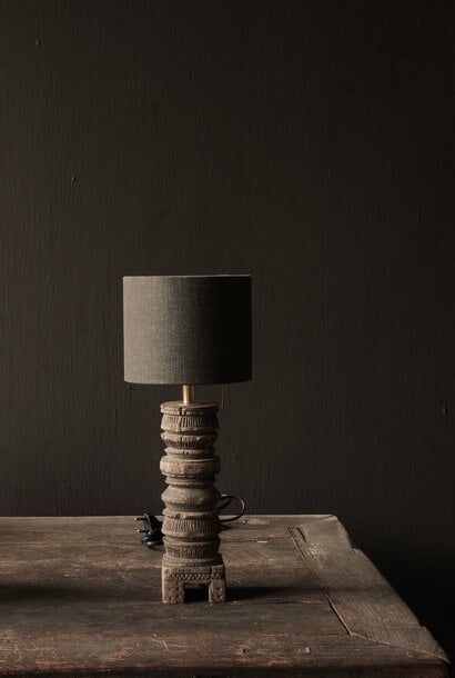 Cute little wooden baluster lamp