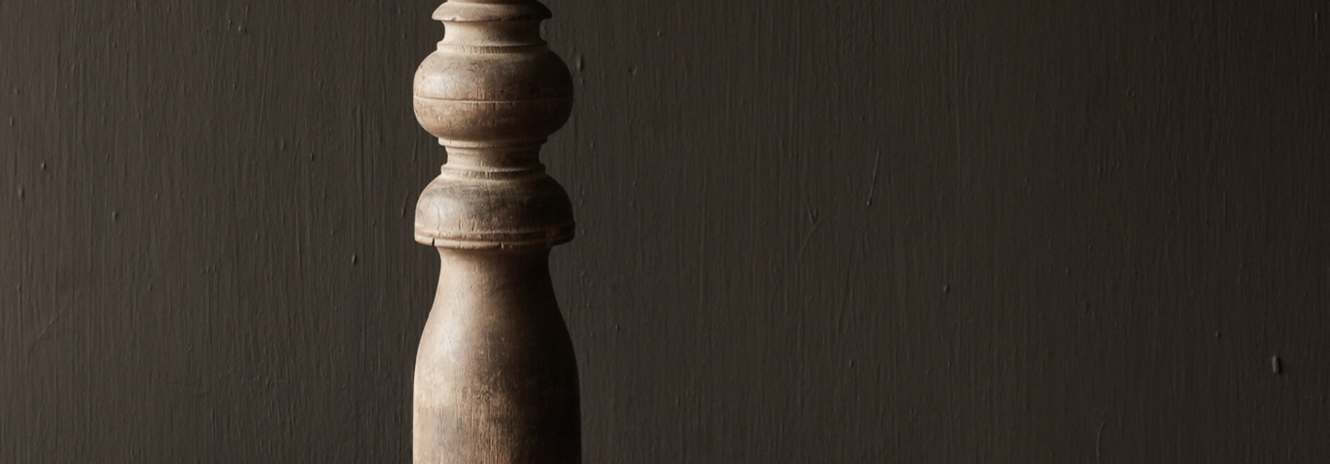 Cute little wooden baluster lamp