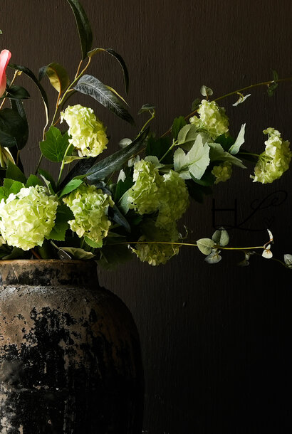 Snowball branch light green – rustic