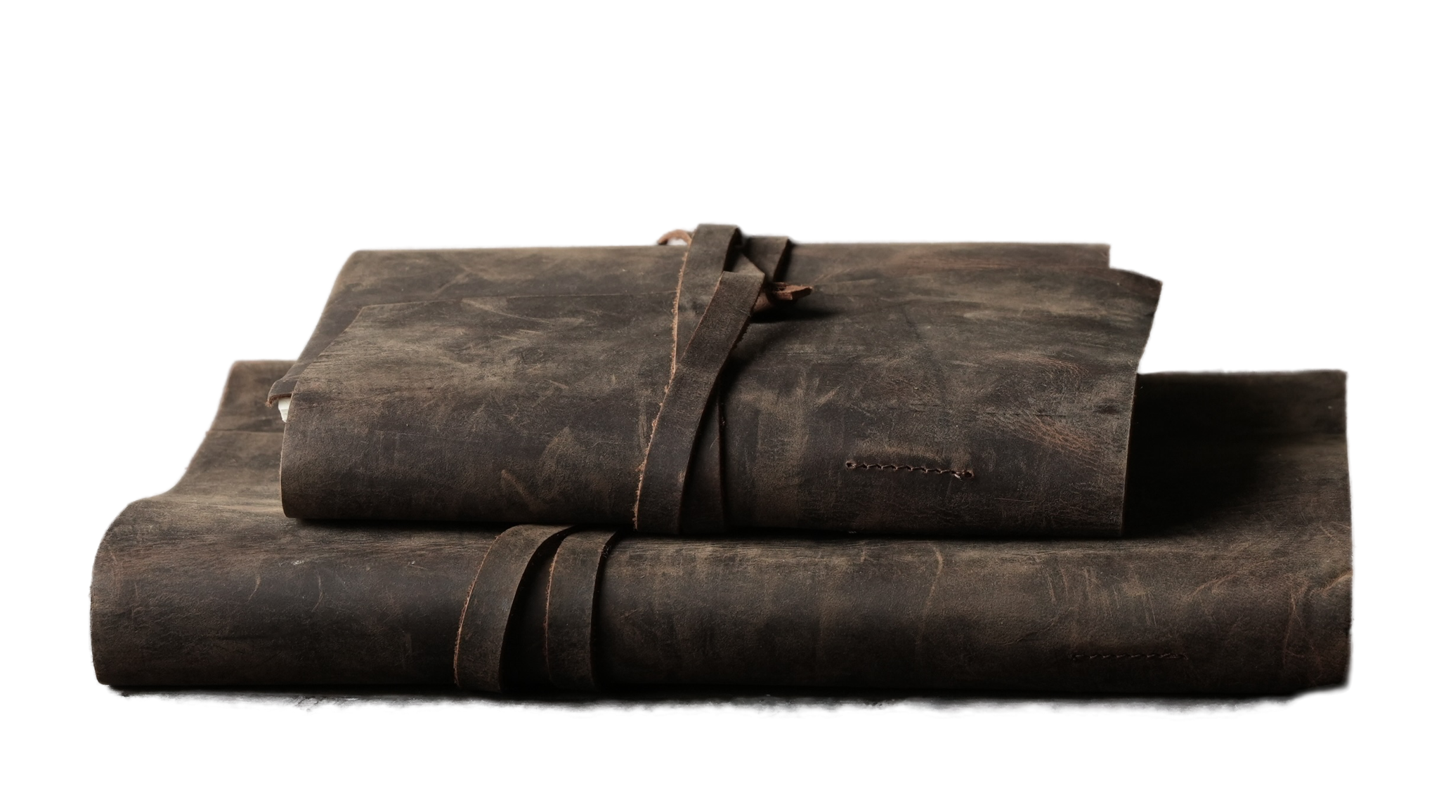 Notitie boek met leer kaft-2