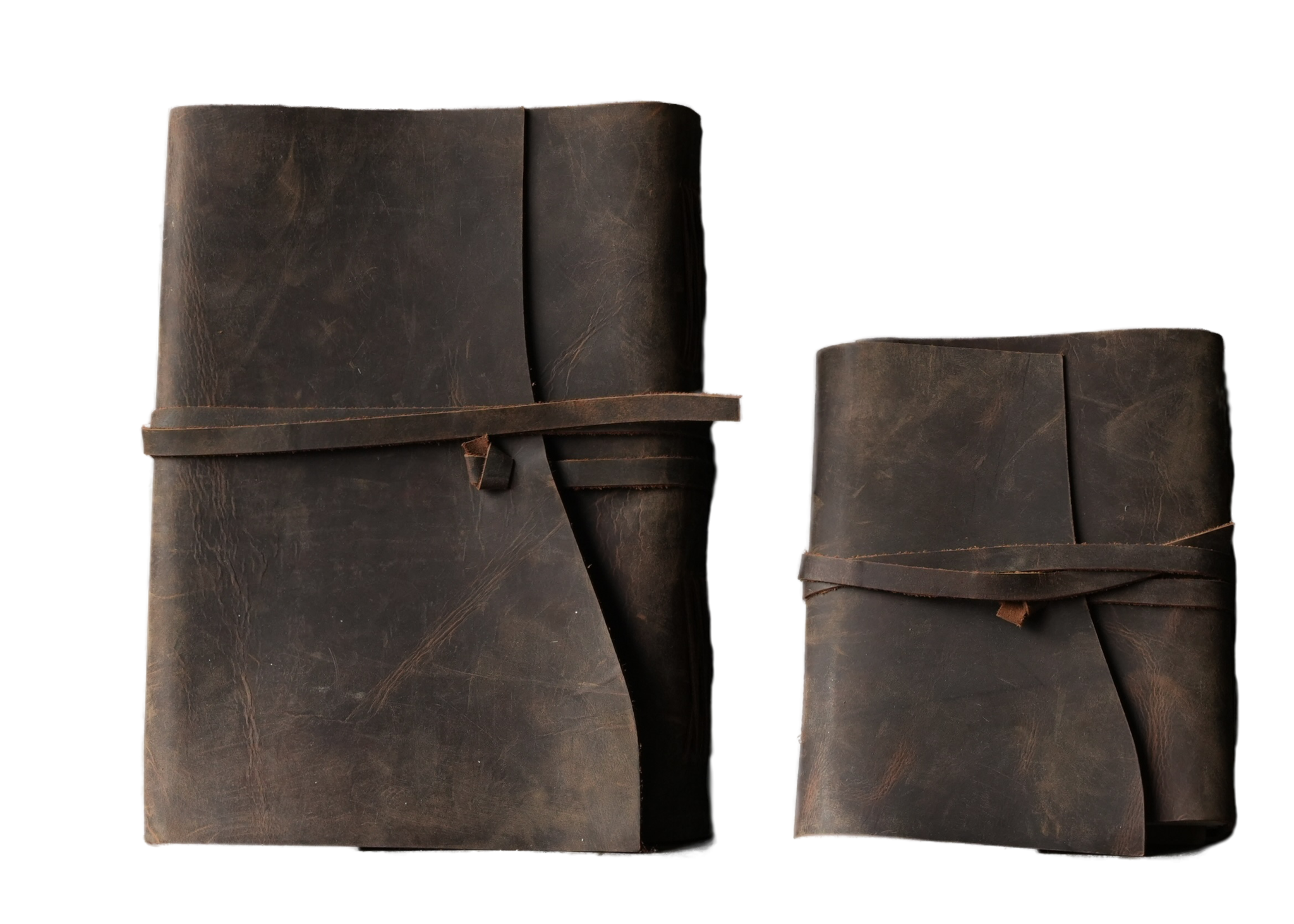 Notitie boek met leer kaft-1