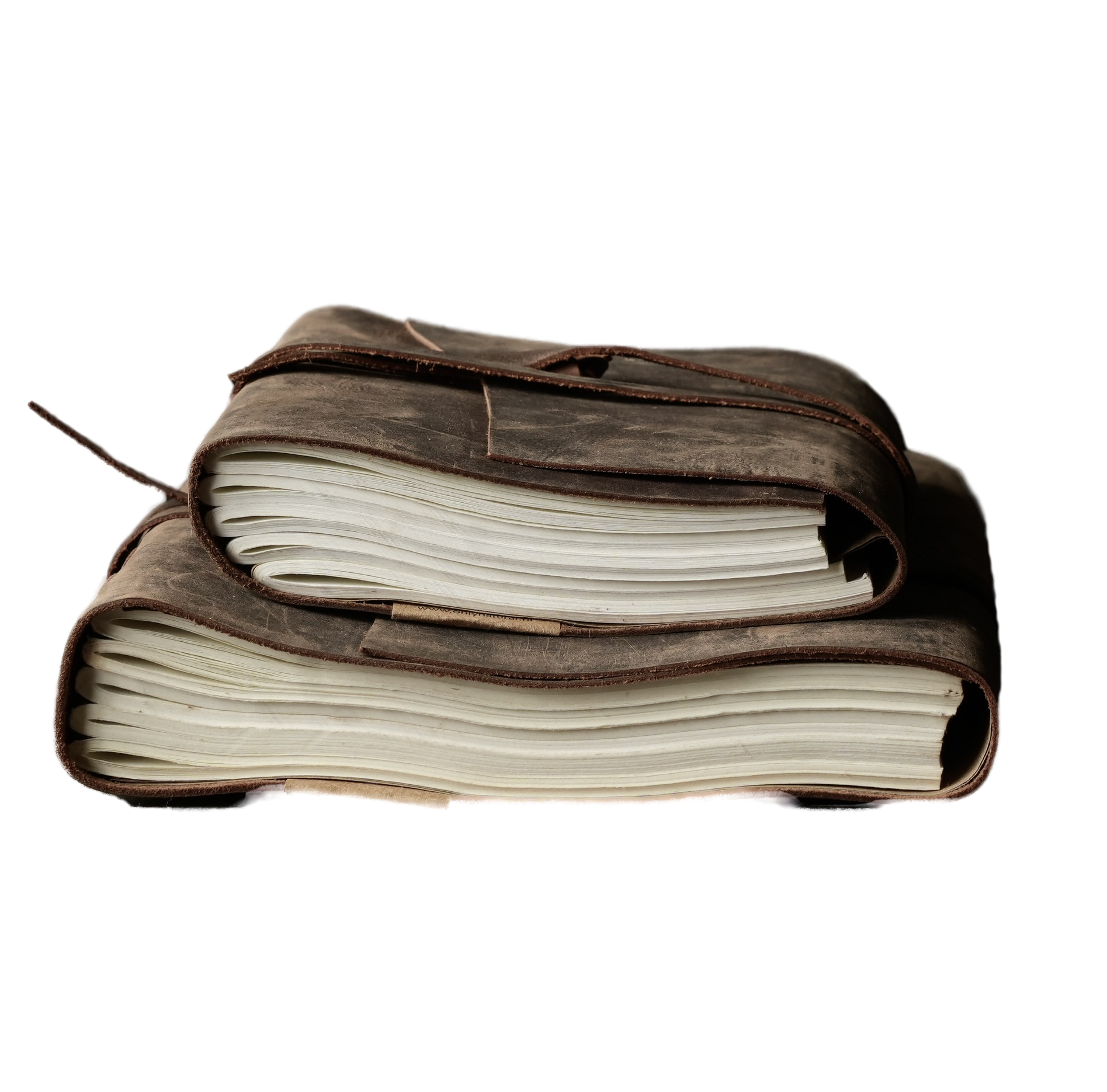 Notitie boek met leer kaft-5