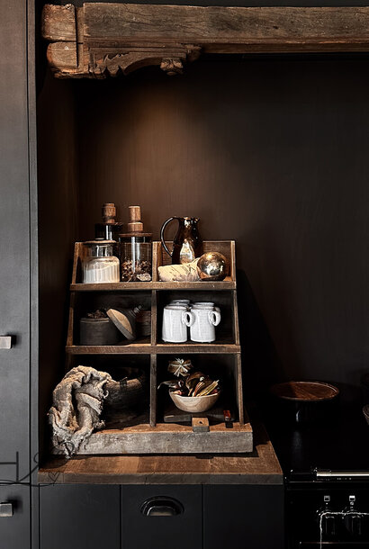 Tough Grutters container made from old wood