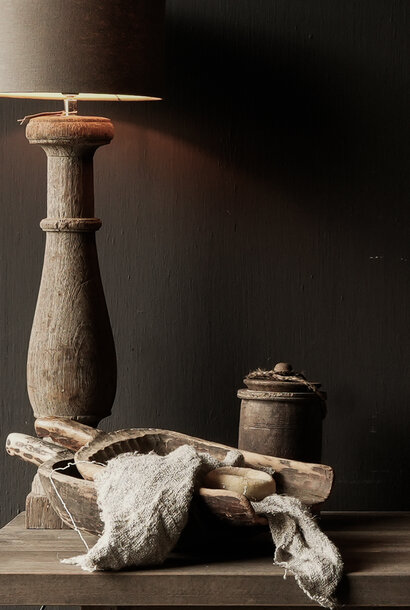 Old wooden grain/flour scoop