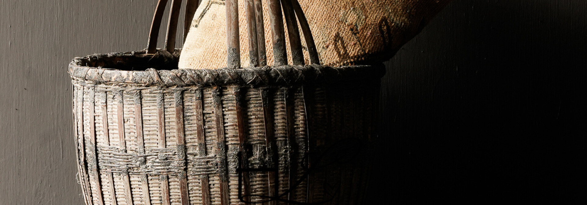 Old Authentic Wicker basket