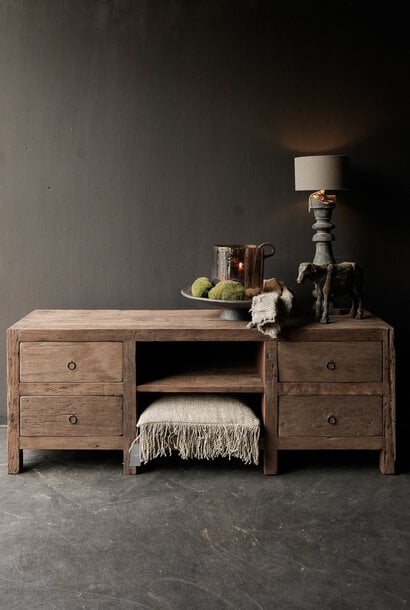 TV furniture / sideboard made of old wood