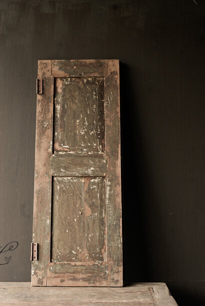 Alter indischer hölzerner Fensterladen