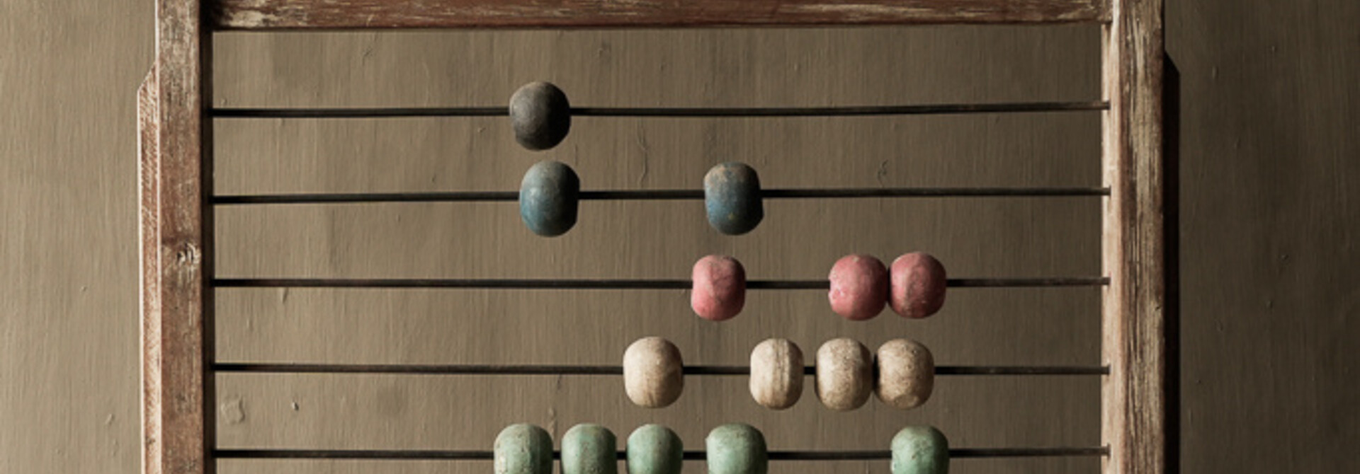 Unique old abacus