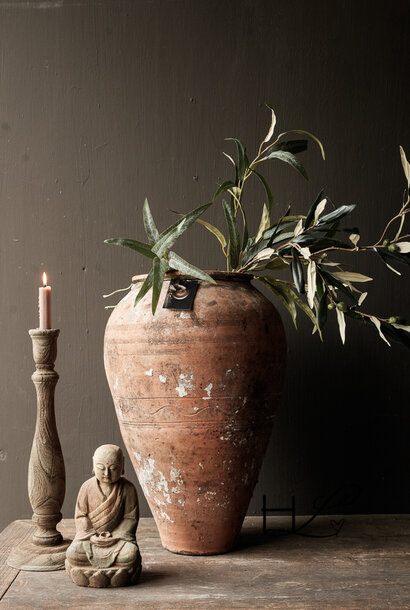 Antieke Turkse Oliekruik – Uniek aardewerk met karakter