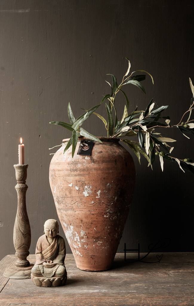 Antiker türkischer Ölkrug – Einzigartige Keramik mit Charakter-1