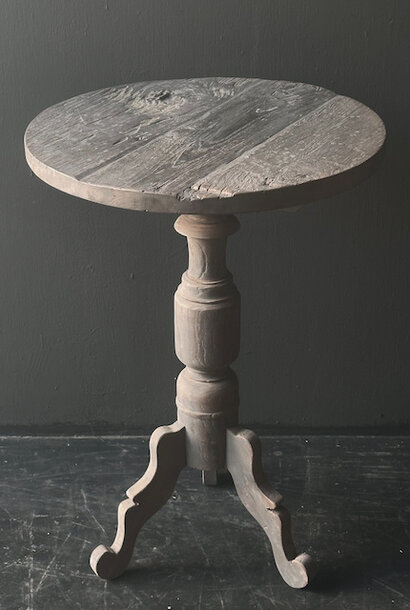 Old wooden wine table