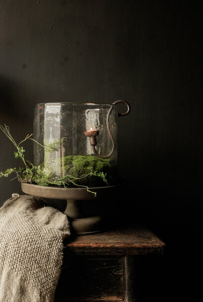 Dicke Glaslaterne Pure Living