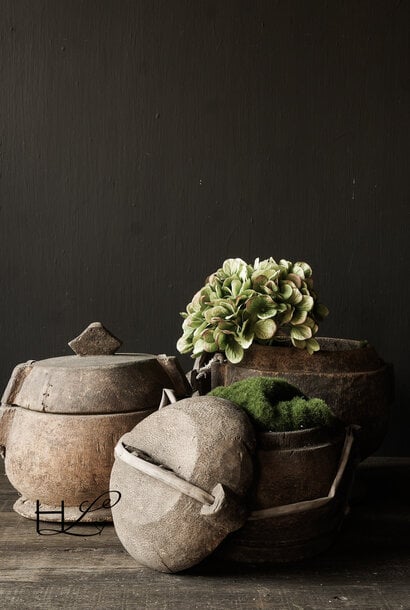 Authentic coconut pot with lid India