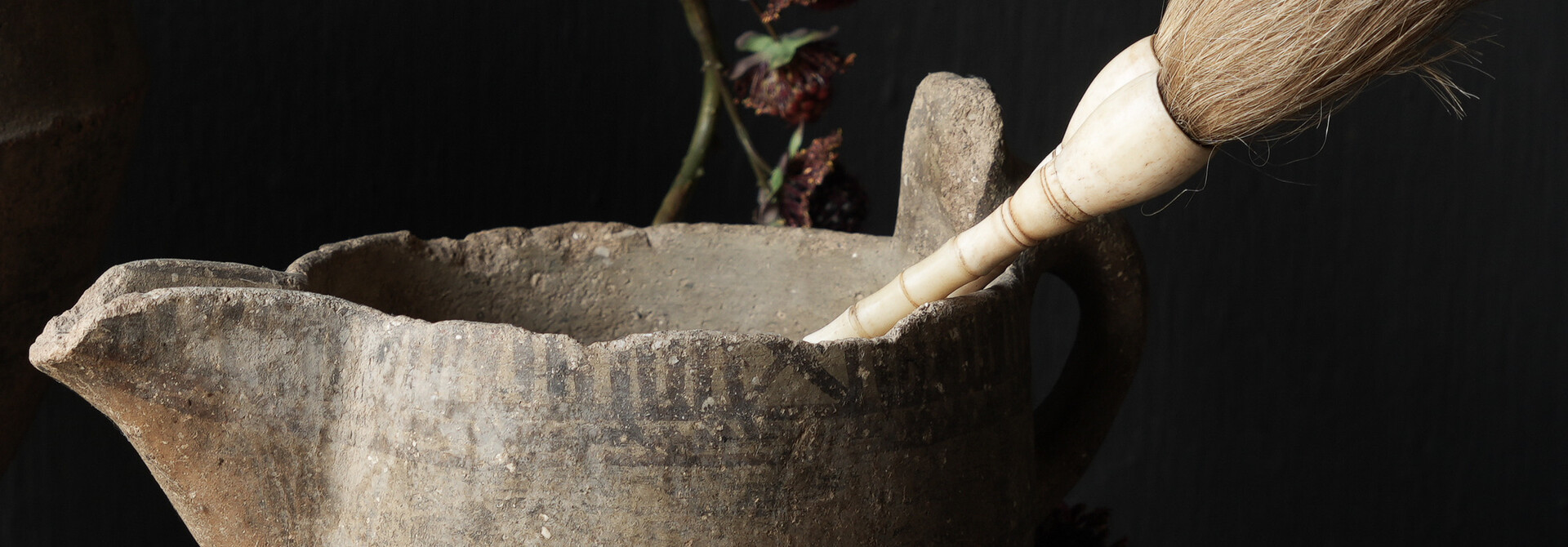 Antique Moroccan Berber clay pot