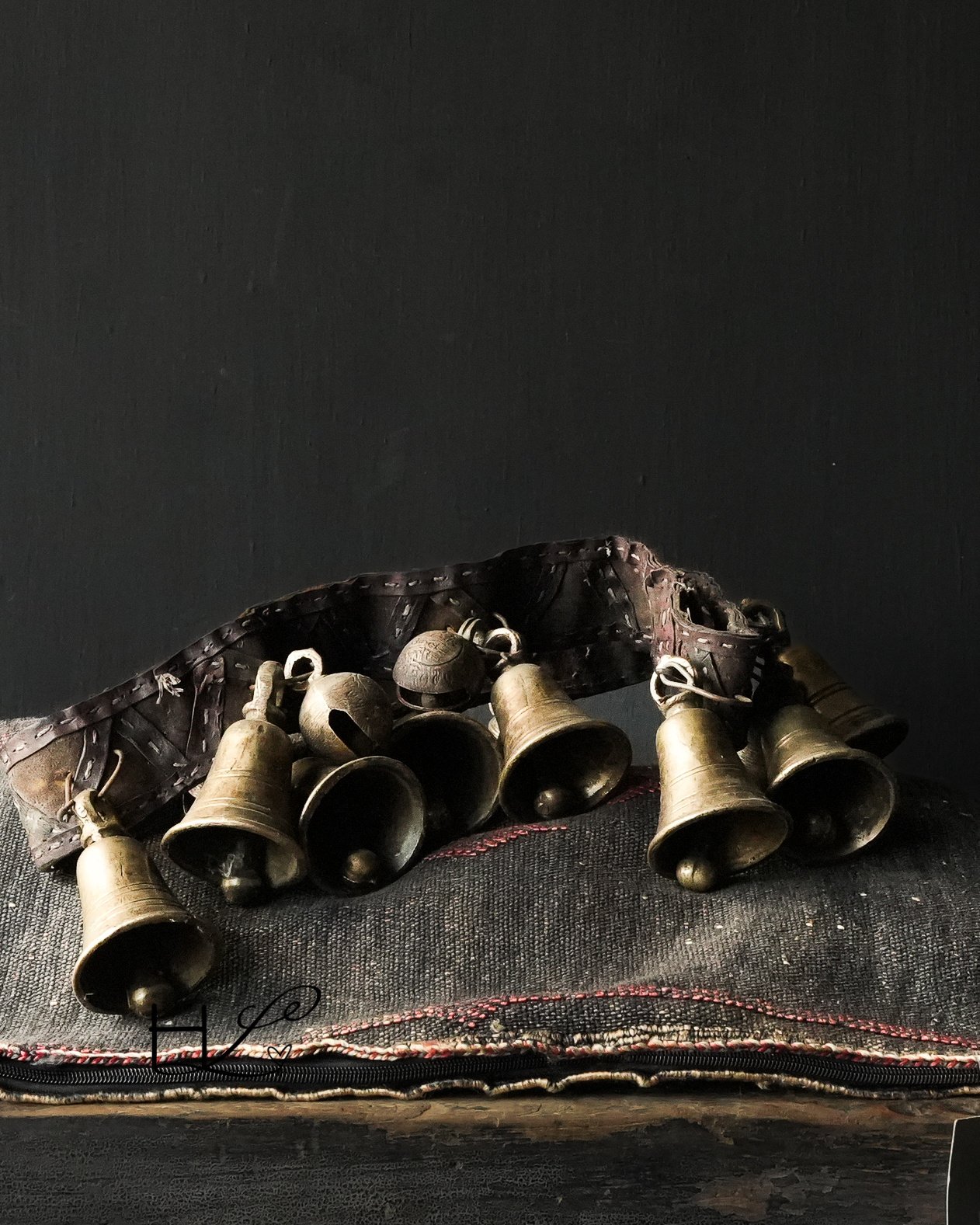 Hoffz Kamele / Kuhglocken Ledergürtel-3