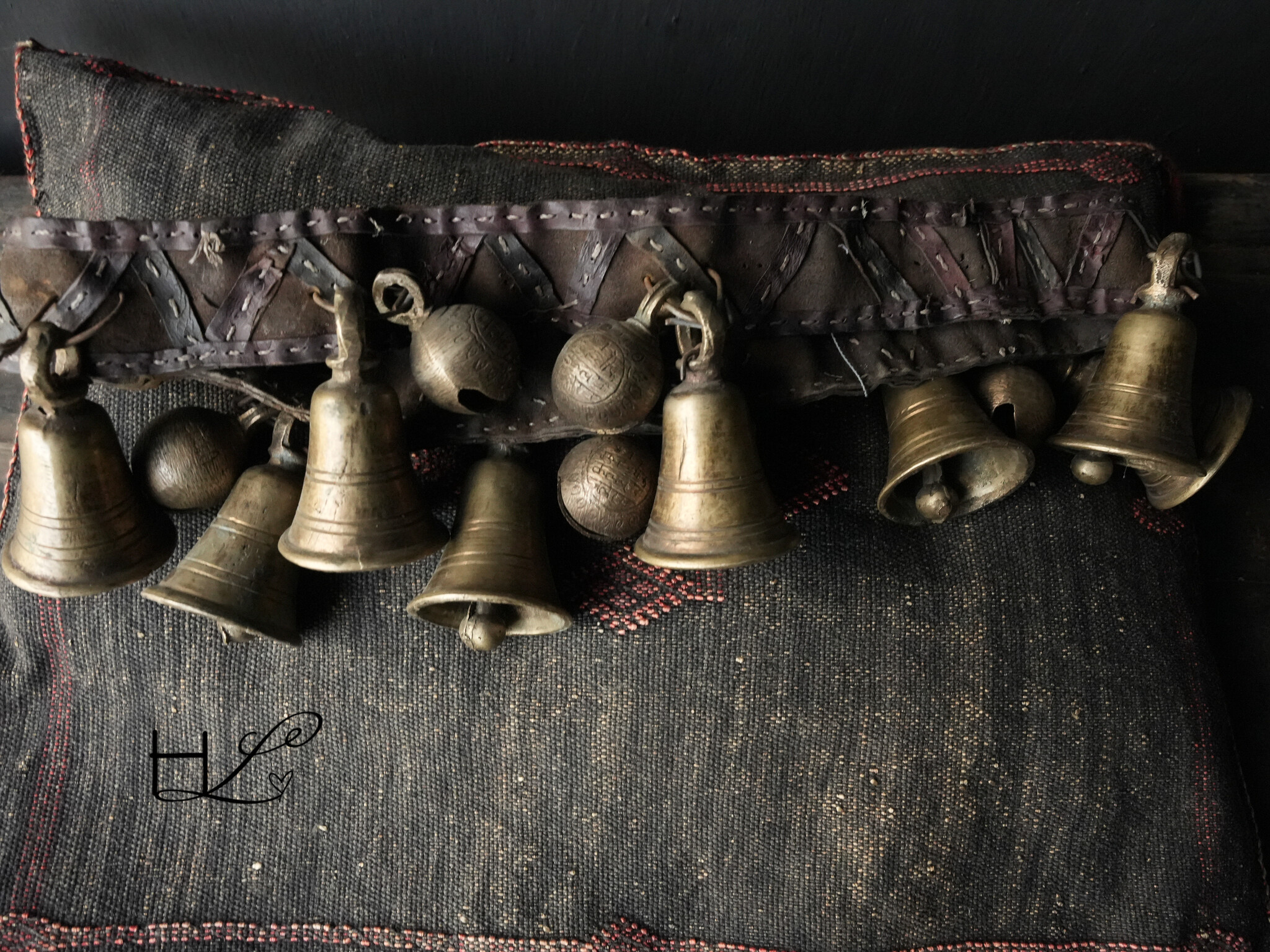 Hoffz Kamele / Kuhglocken Ledergürtel-4