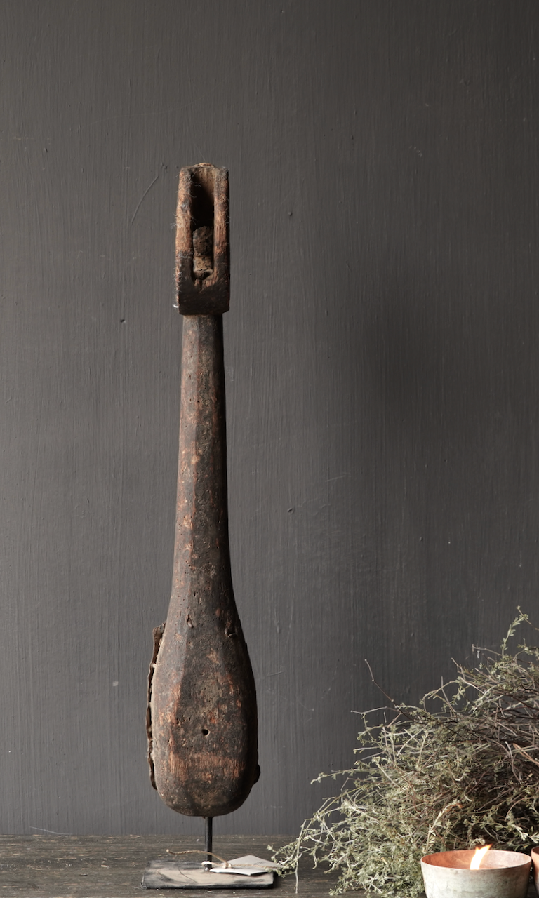 Einzigartiger alter indischer Sarangi aus Holz-2