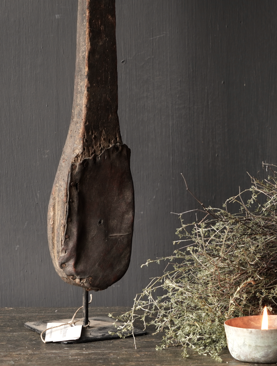 Einzigartiger alter indischer Sarangi aus Holz-3