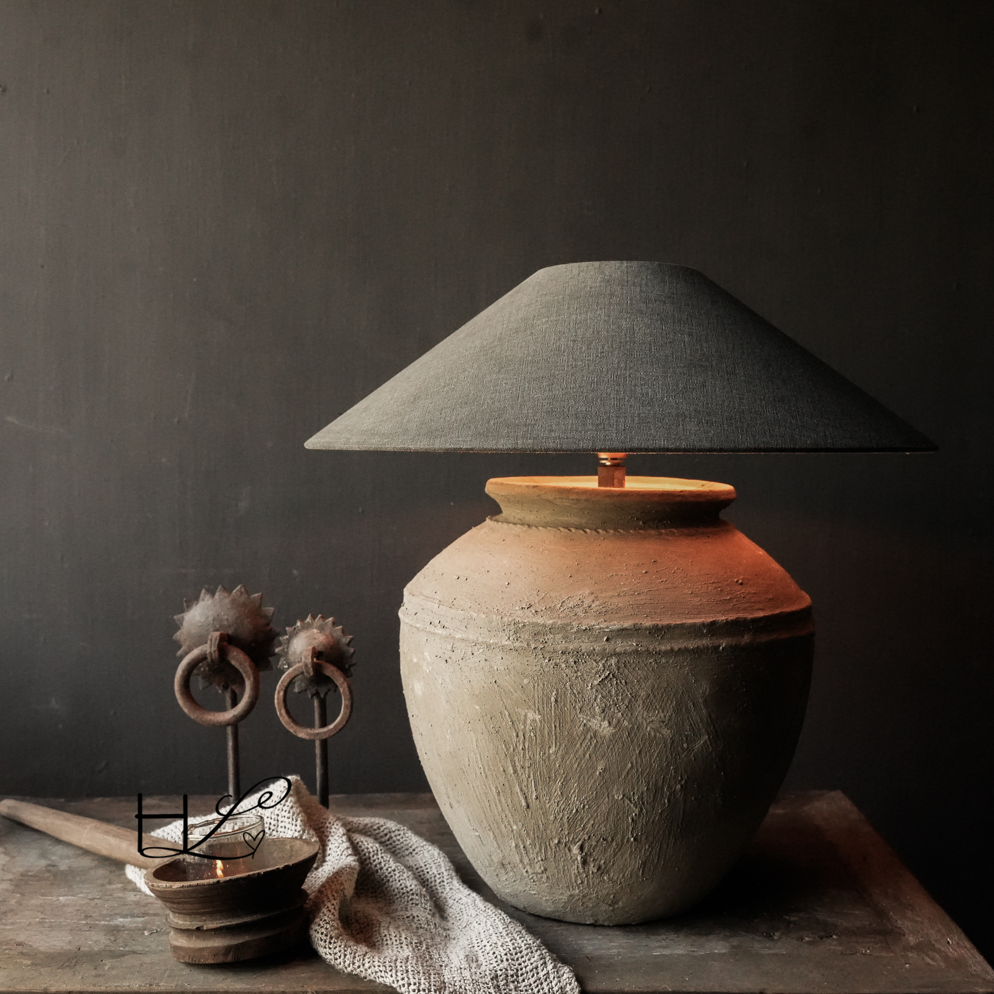 Einzigartiger alter authentischer Holzlöffel-5