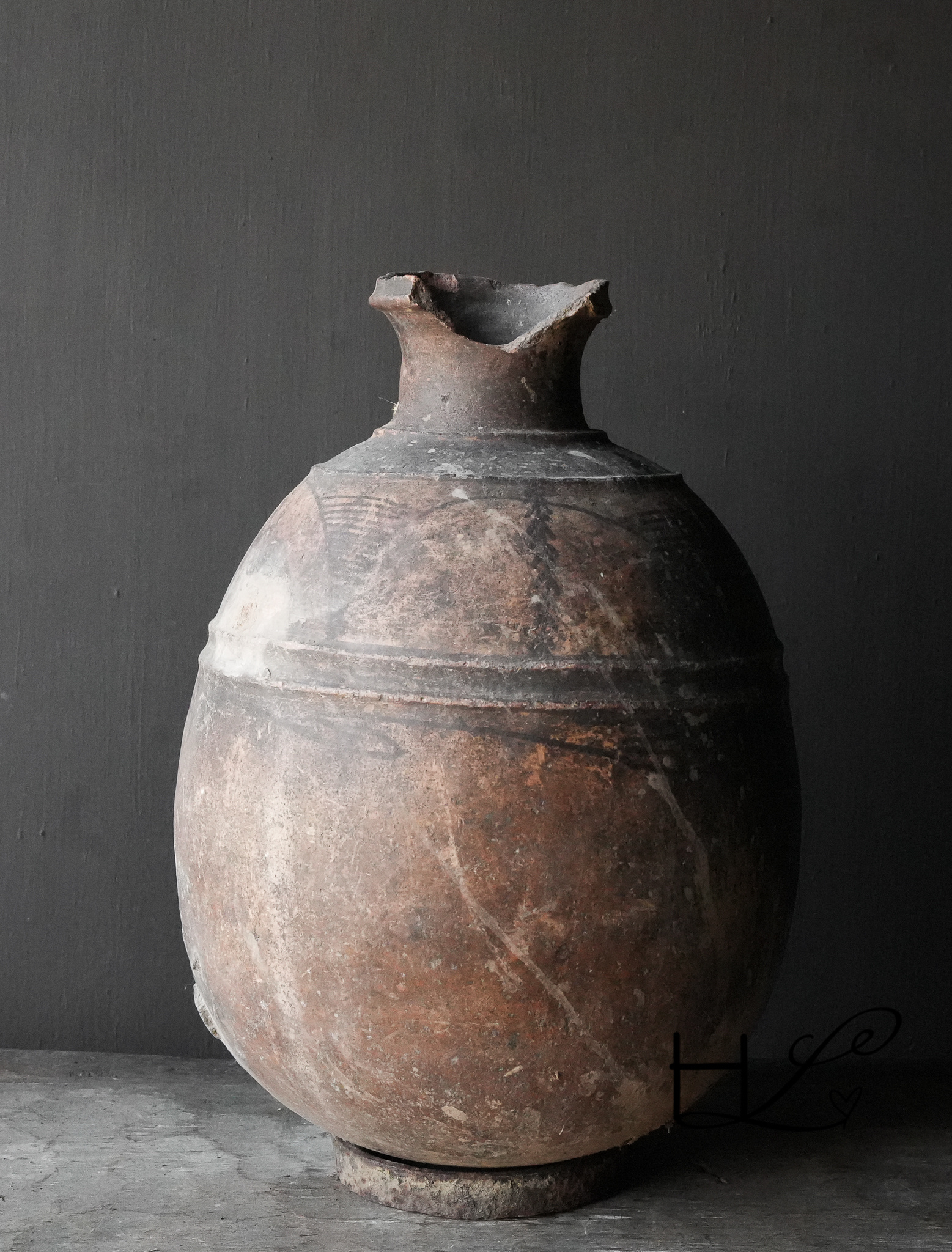 Wunderschön einzigartiger antiker Fundkrug-2