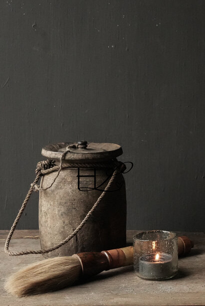 Kalligrafeer kwast natuursteen