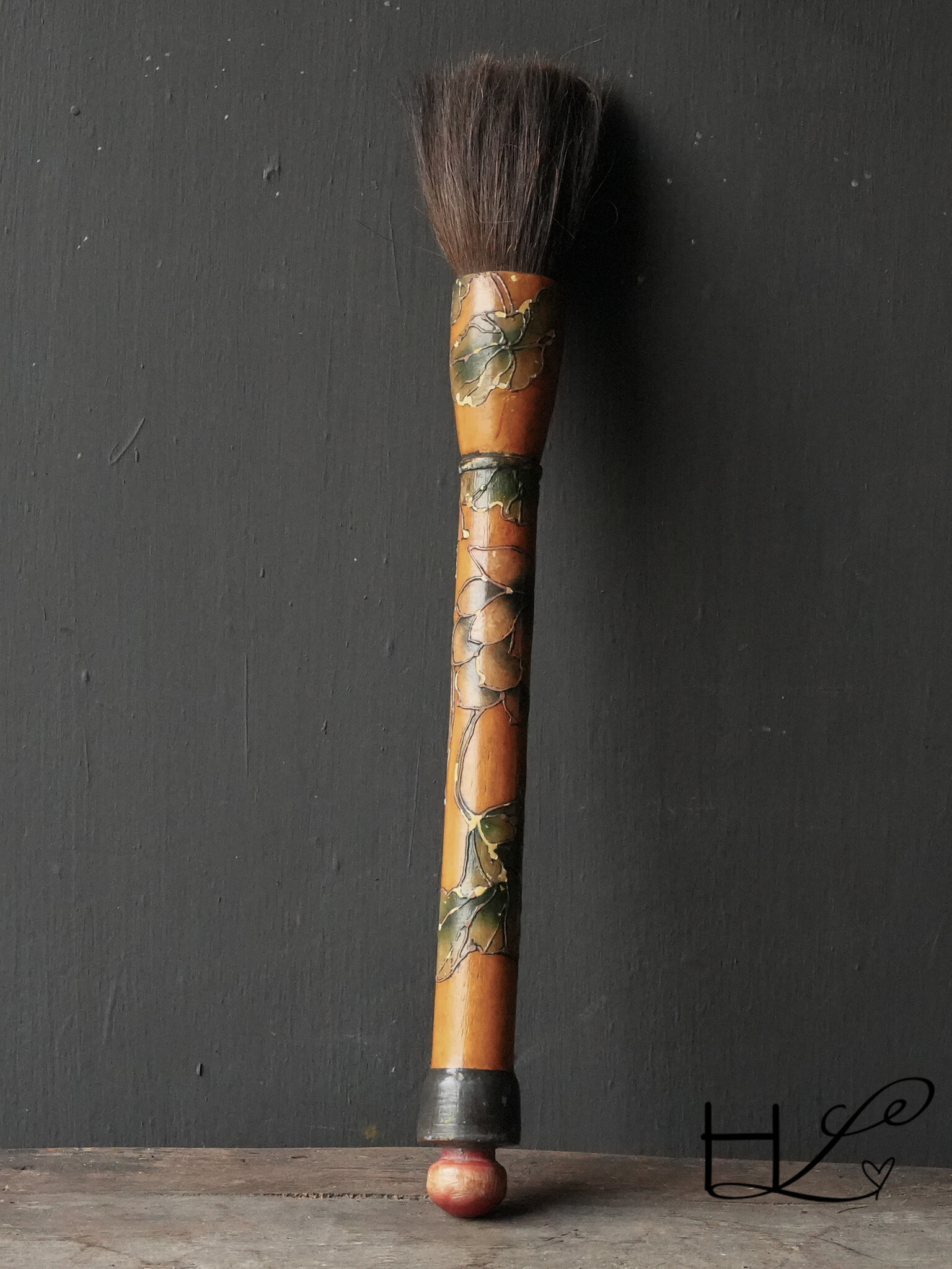 colored Unique wooden Calligraphy brush-2