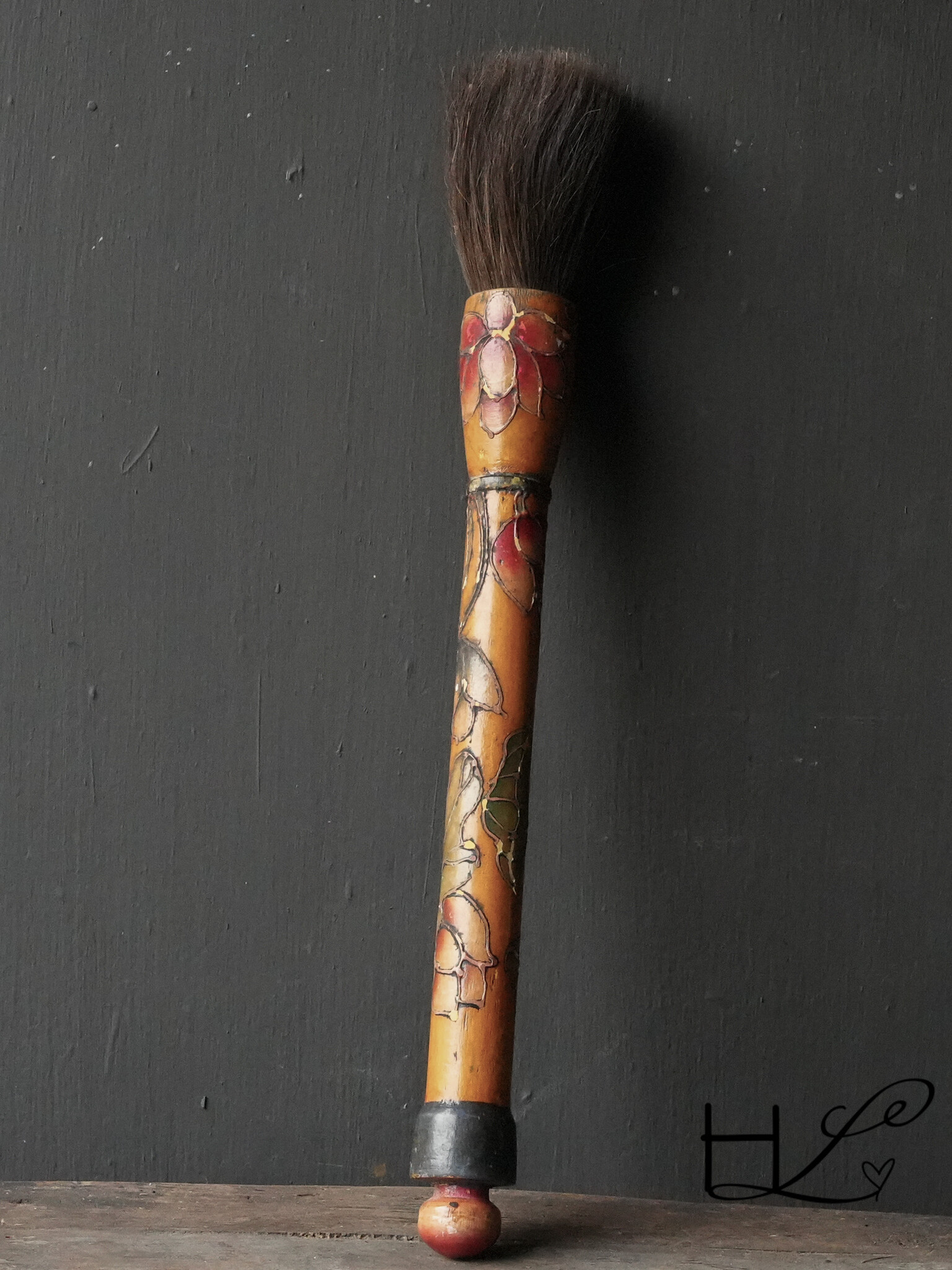 colored Unique wooden Calligraphy brush-3