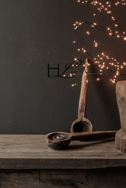 Unique Old Authentic Wooden Spoon Aura Peeperkorn