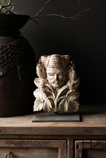 Antique wooden statue India