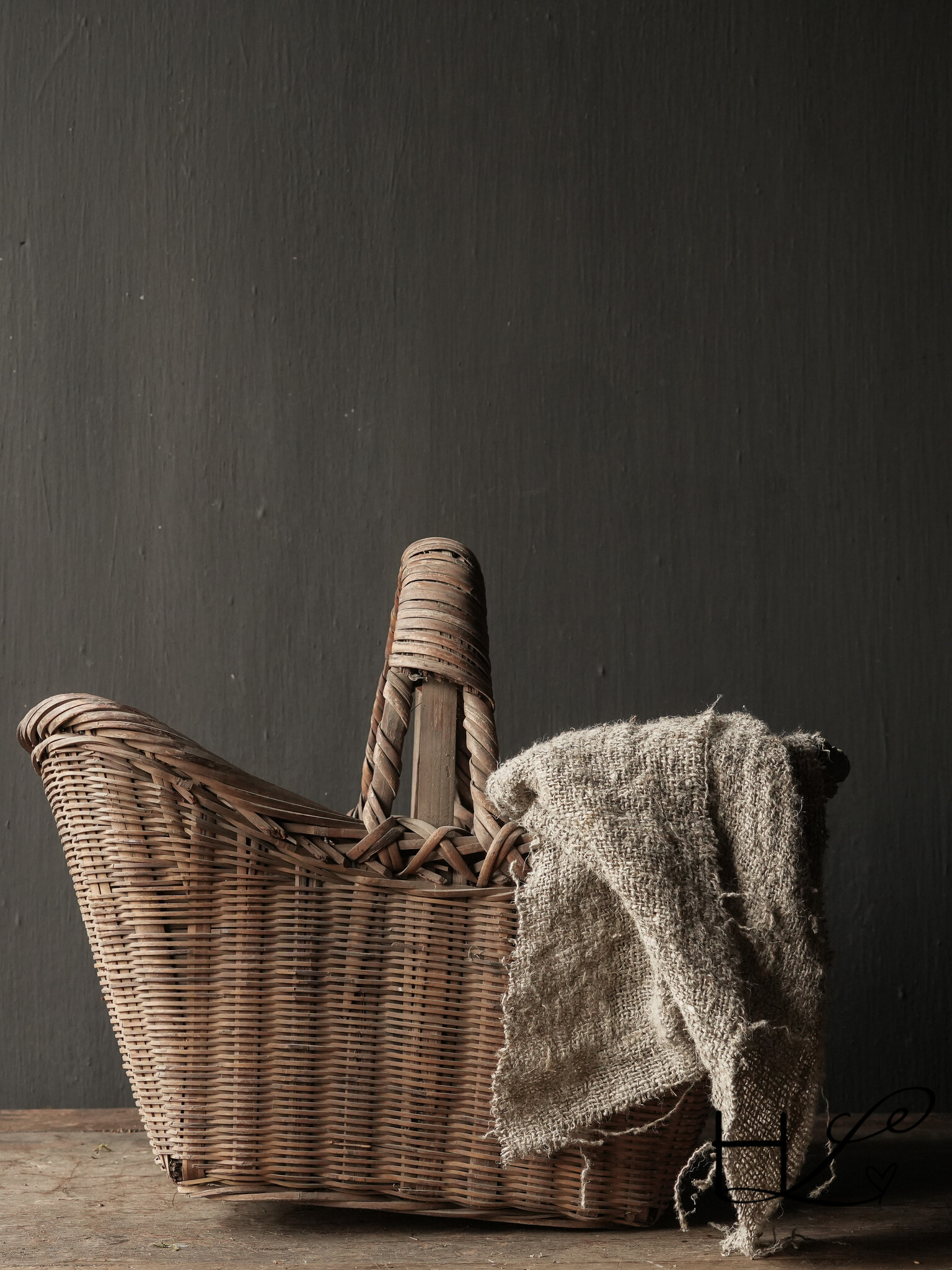 Authentic Indian wicker basket-1