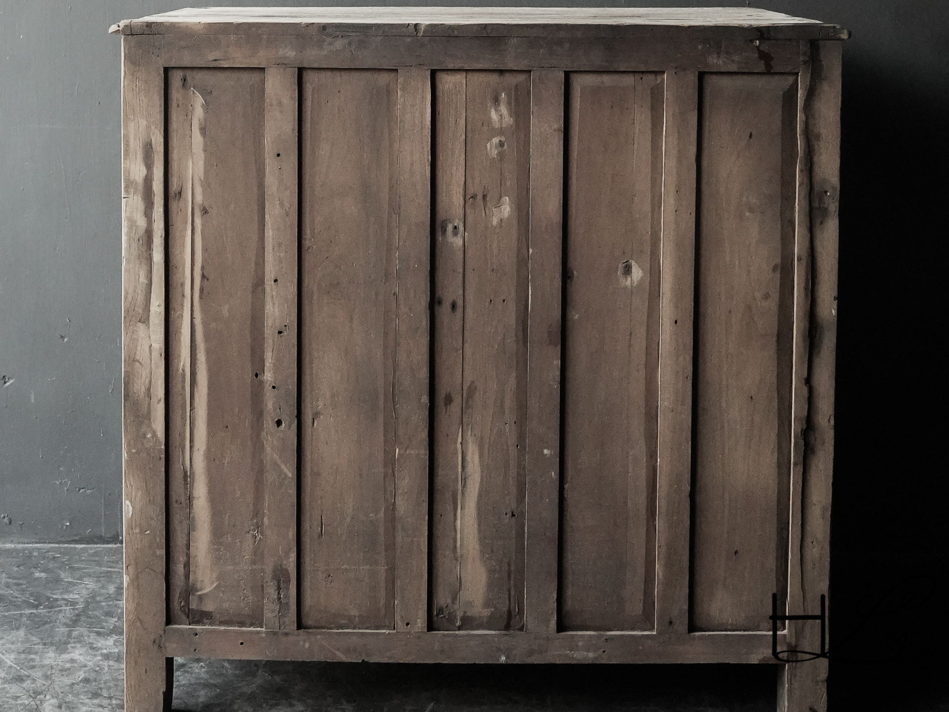 Old chest of drawers | rustic weathered sandblasted-7