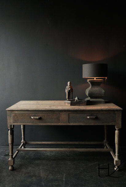 Uniek Authentiek  oud Bureau/Buro Muurtafel   LUKSA